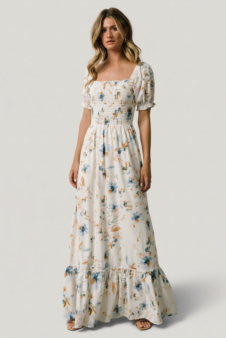 Baltic Born - Capri Smocked Maxi Dress