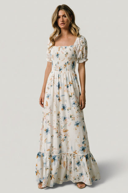 Baltic Born - Capri Smocked Maxi Dress