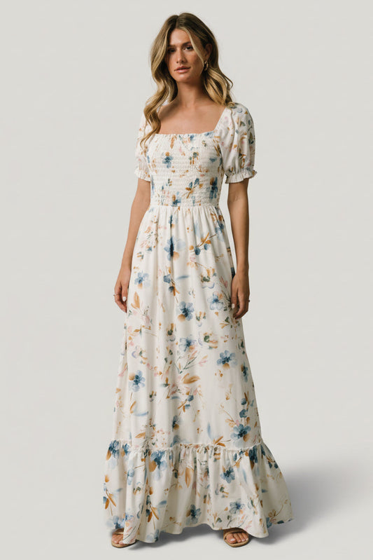 Baltic Born - Capri Smocked Maxi Dress