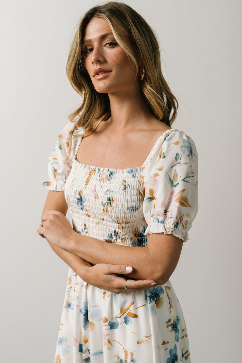 Baltic Born - Capri Smocked Maxi Dress