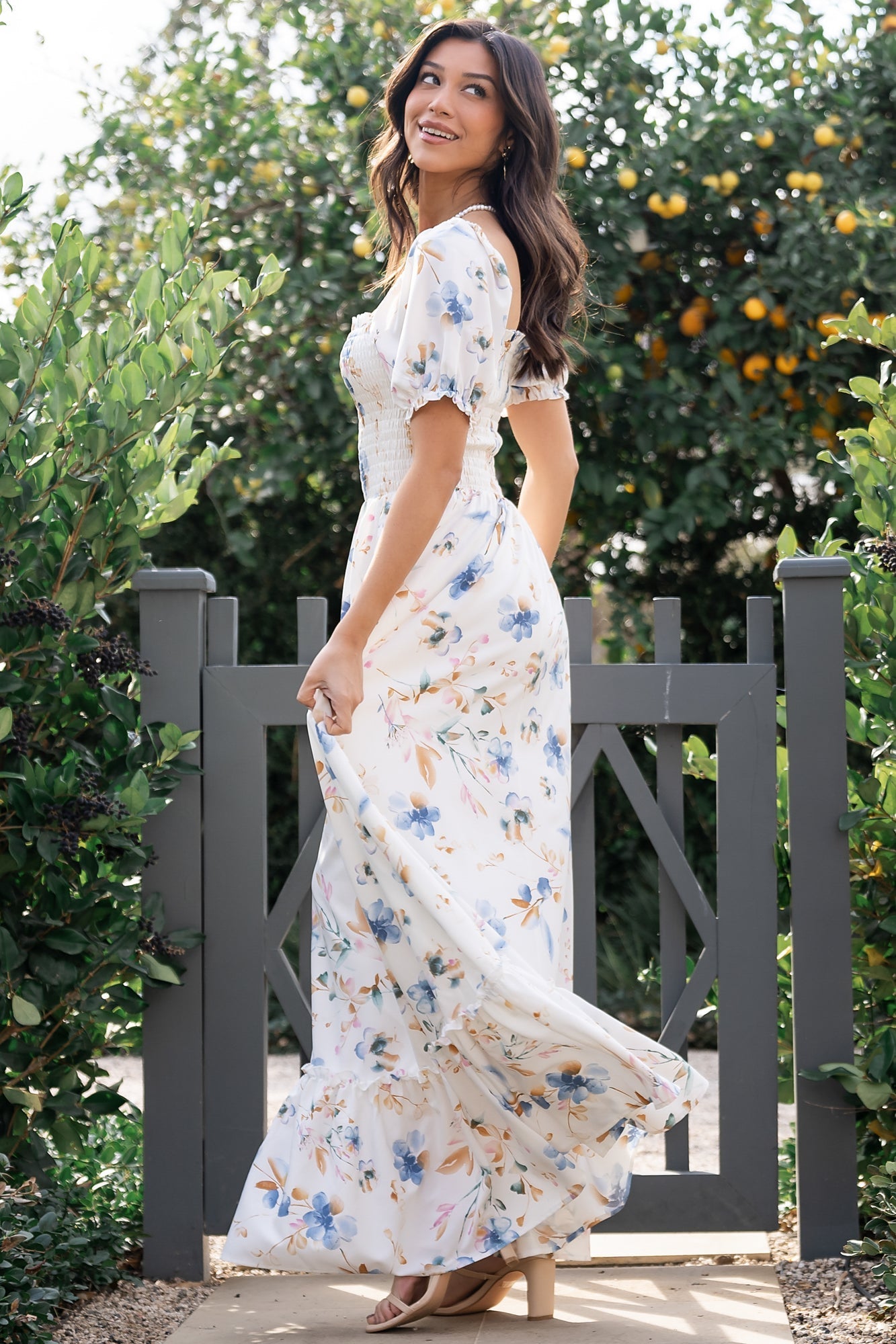 Baltic Born - Capri Smocked Maxi Dress