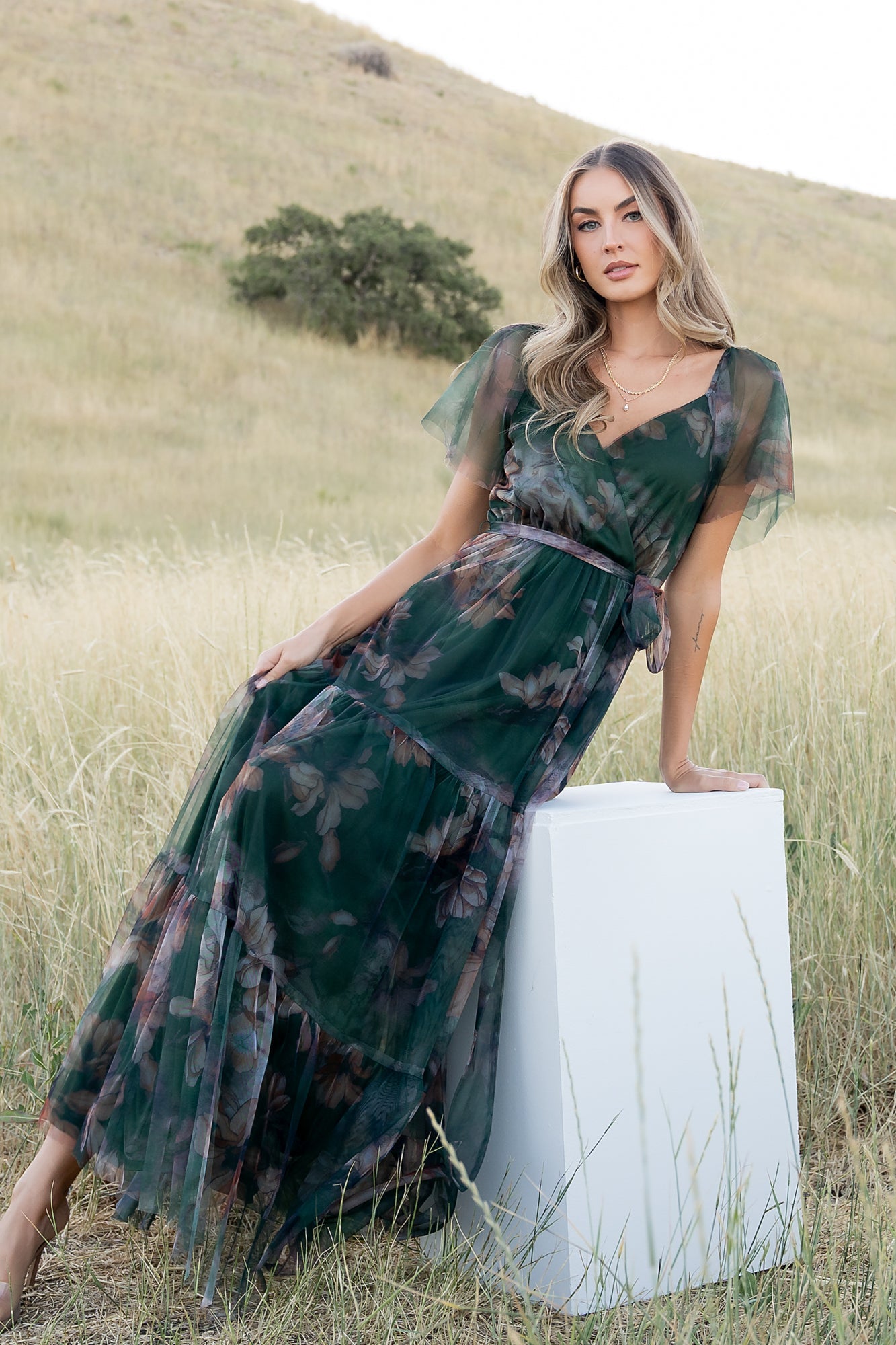 Baltic Born - Nicola Tulle Maxi Dress