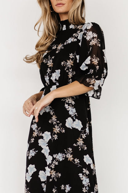 Baltic Born - Marie Mock Neck Maxi Dress