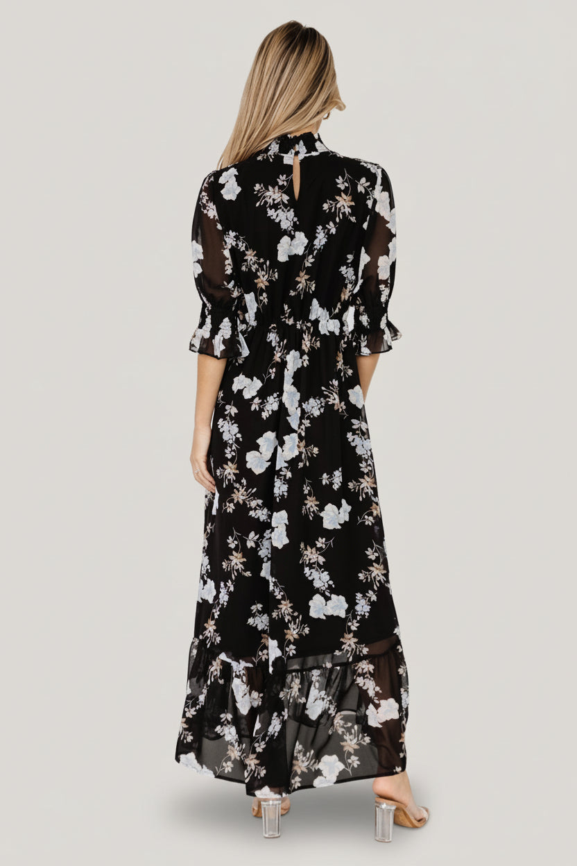 Baltic Born - Marie Mock Neck Maxi Dress