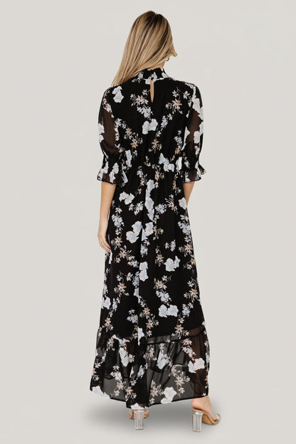 Baltic Born - Marie Mock Neck Maxi Dress