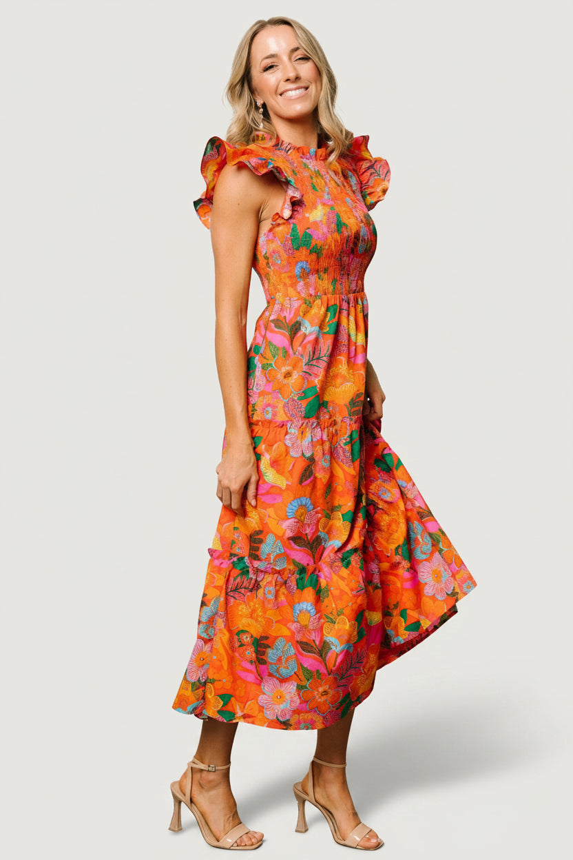 Baltic Born - Emily Smocked Tier Dress
