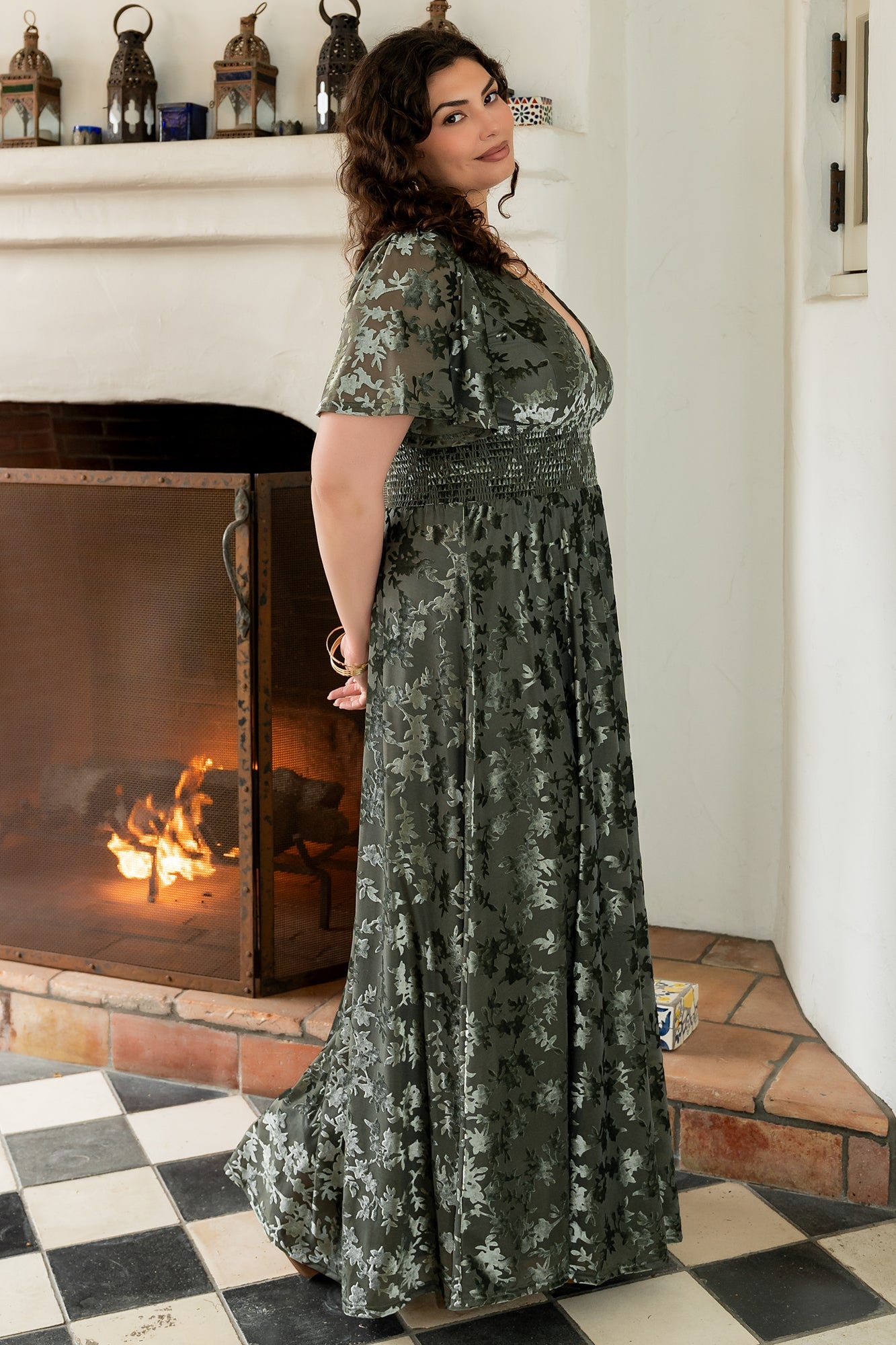 Baltic Born - Veronica Velvet Maxi Dress