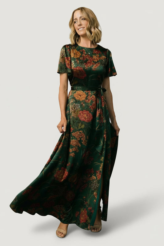 Baltic Born - Agnes Satin Maxi Dress