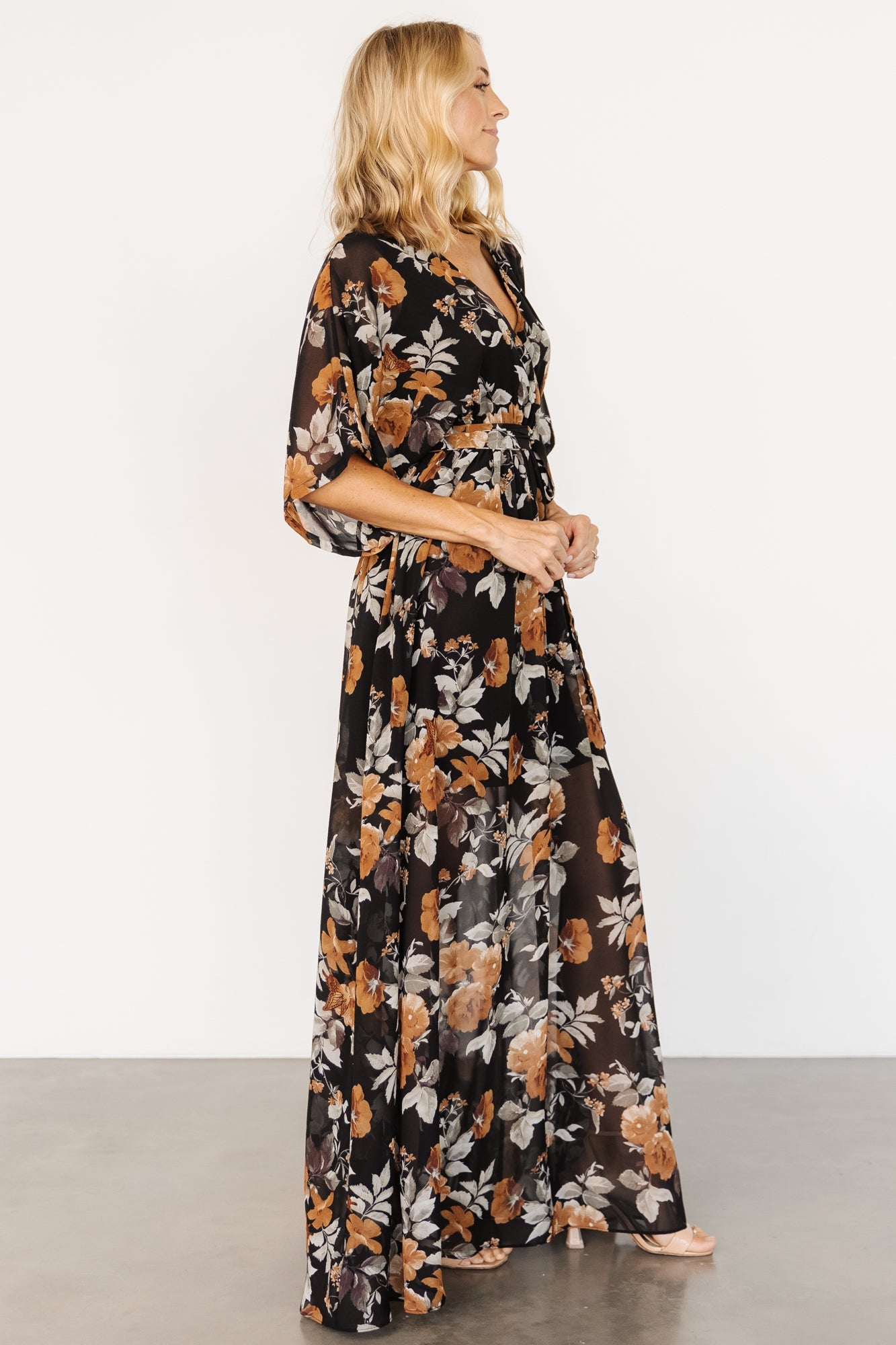 Baltic Born - Kia Kimono Maxi Dress
