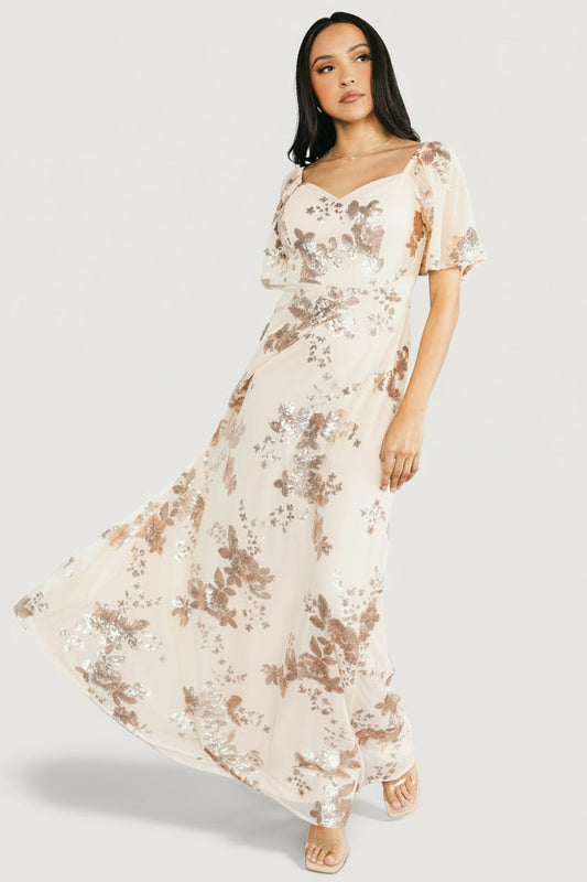 Baltic Born - Karina Sequin Maxi Dress