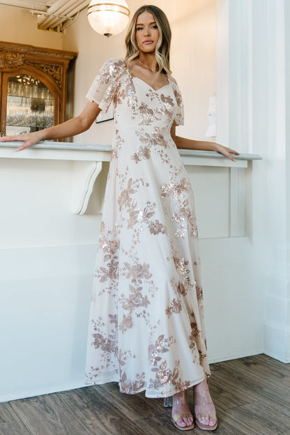Baltic Born - Karina Sequin Maxi Dress