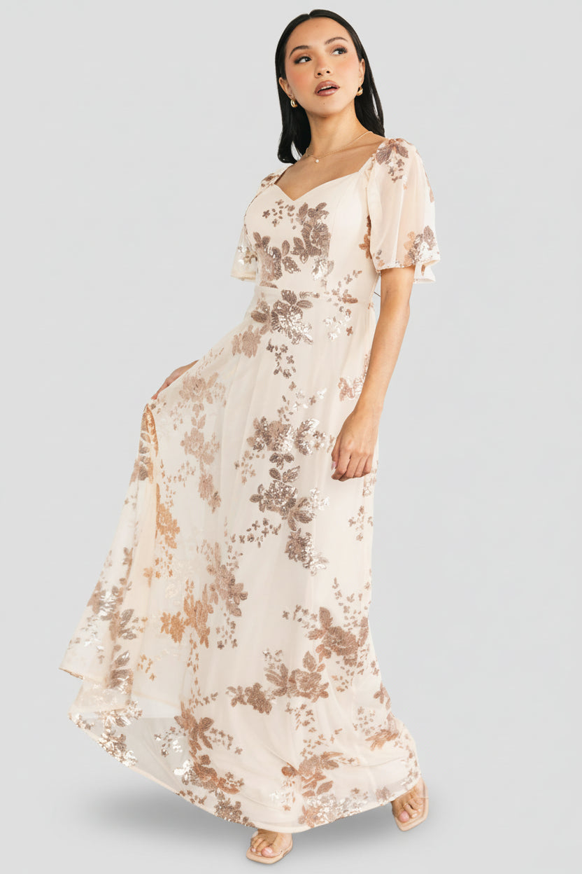 Baltic Born - Karina Sequin Maxi Dress
