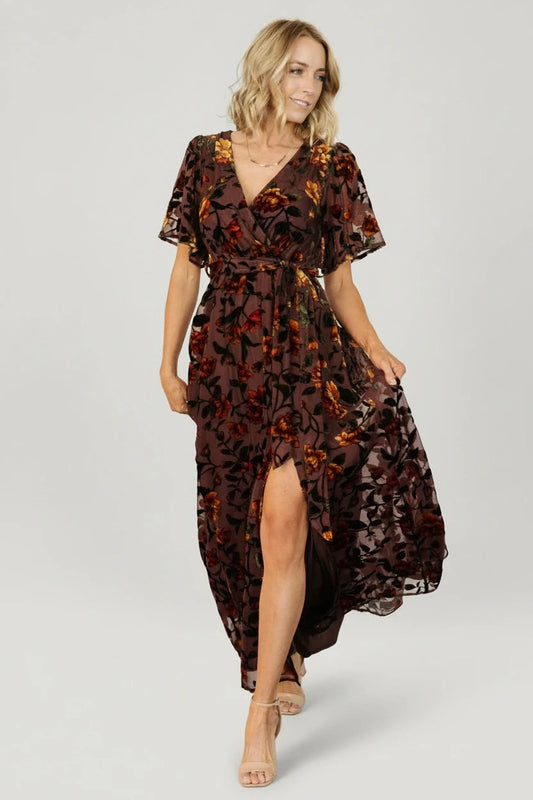 Baltic Born - Uma Velvet Maxi Dress