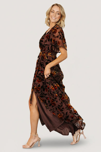Baltic Born - Uma Velvet Maxi Dress