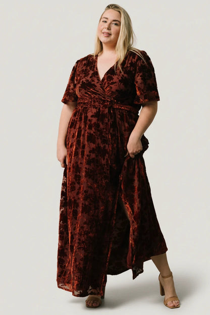 Baltic Born - Uma Velvet Maxi Dress
