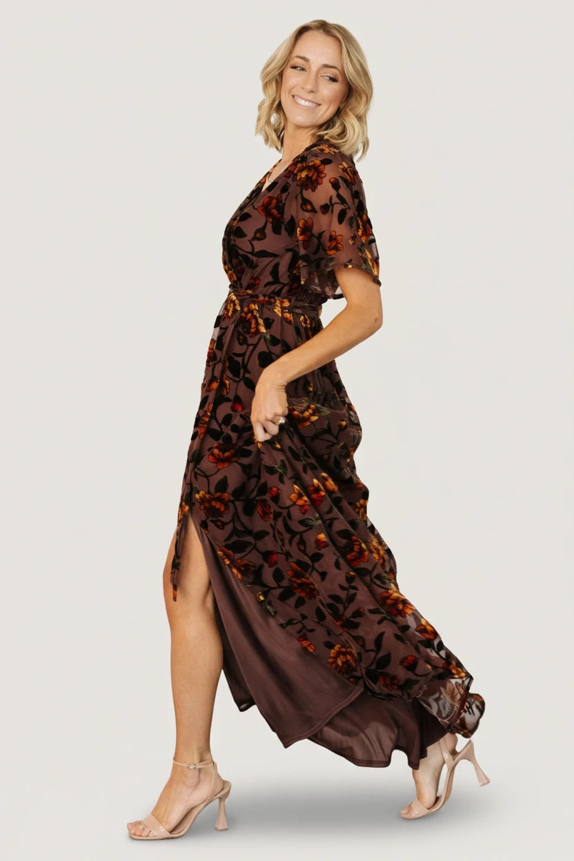 Baltic Born - Uma Velvet Maxi Dress
