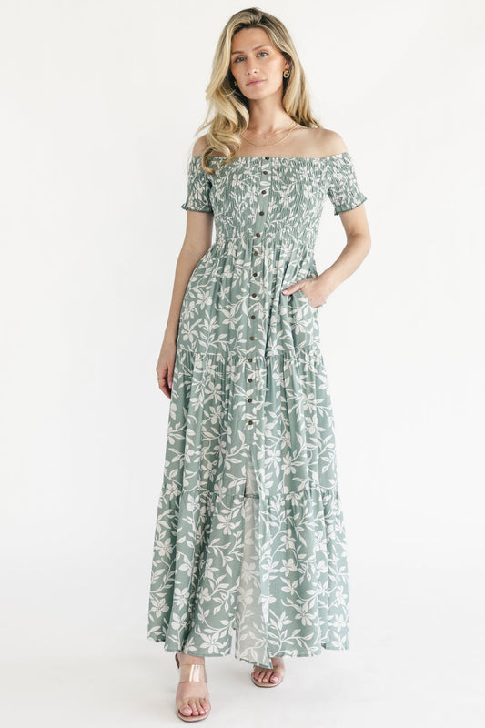Baltic Born - Payton Off Shoulder Maxi Dress