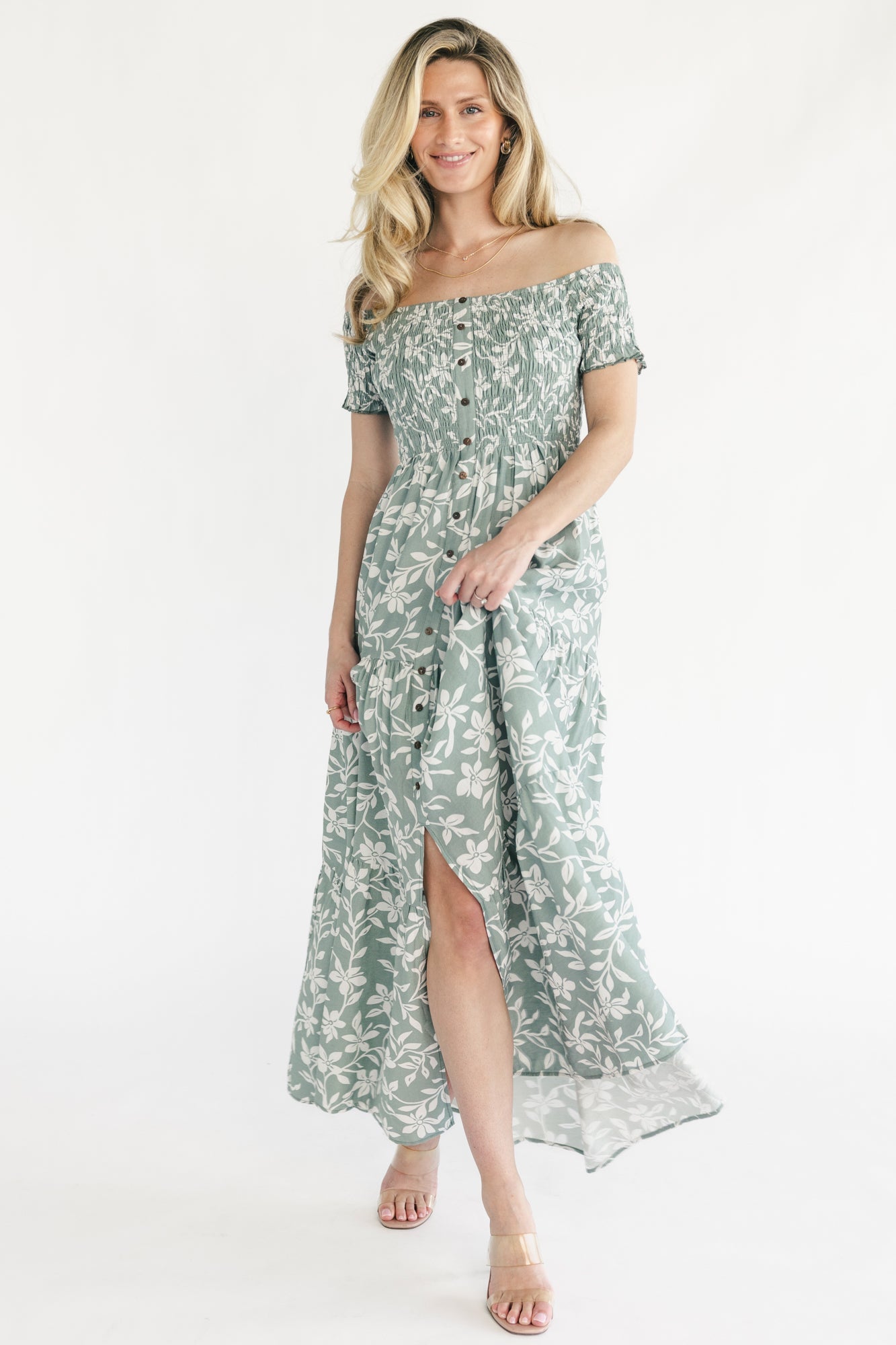 Baltic Born - Payton Off Shoulder Maxi Dress