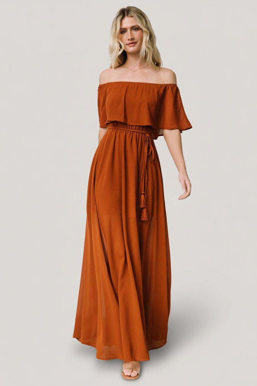 Baltic Born - Victoria Off Shoulder Maxi Dress
