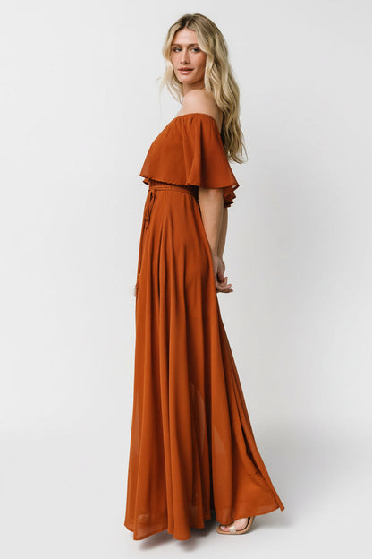 Baltic Born - Victoria Off Shoulder Maxi Dress