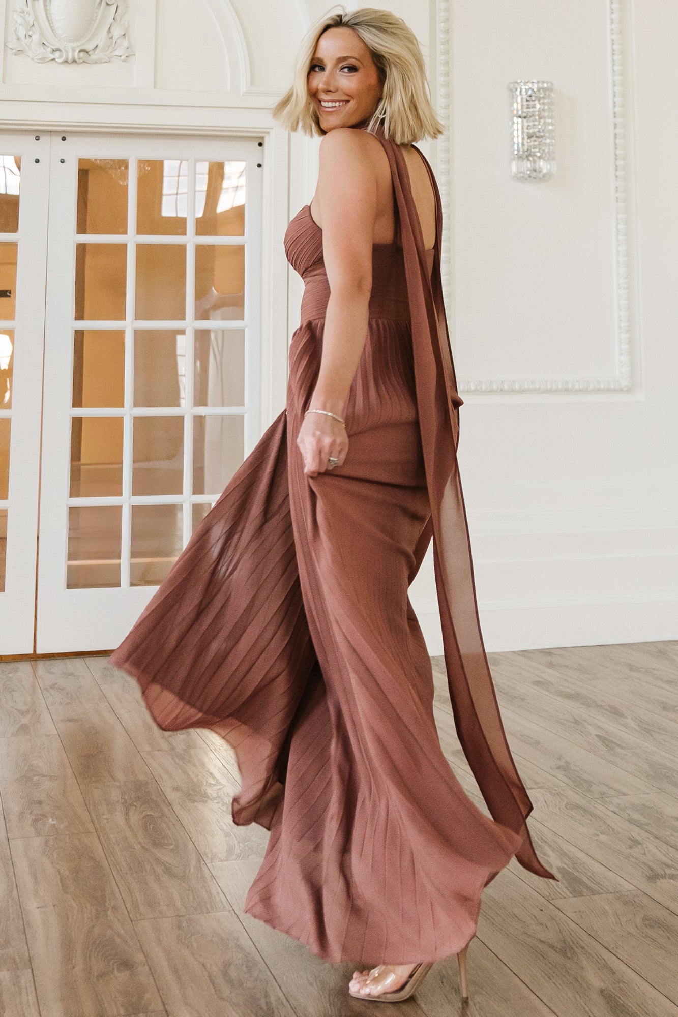 Baltic Born - Georgina Pleated Maxi Dress