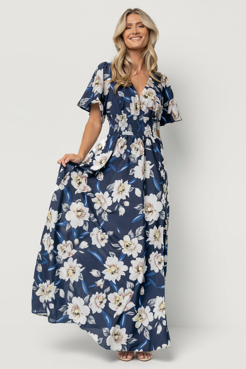Baltic Born - Verona Smocked Maxi Dress