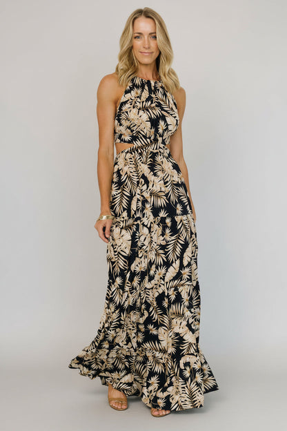Baltic Born - Brett Halter Maxi Dress