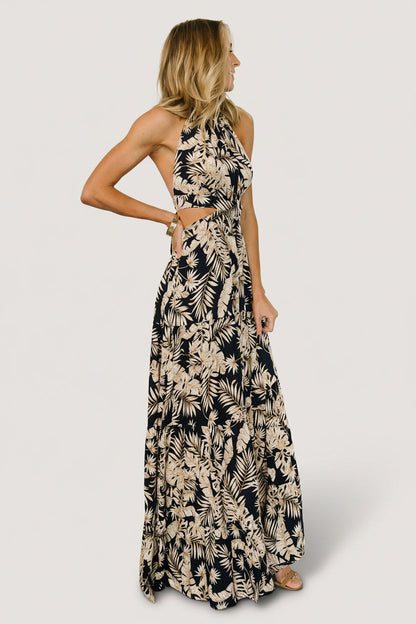 Baltic Born - Brett Halter Maxi Dress