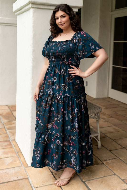 Baltic Born - Southampton Smocked Maxi Dress