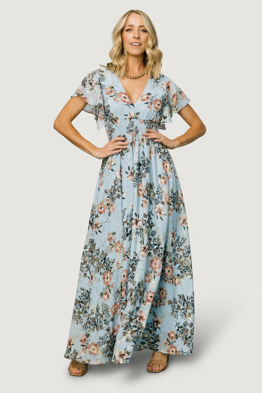 Baltic Born - Lynlee Metallic Maxi Dress