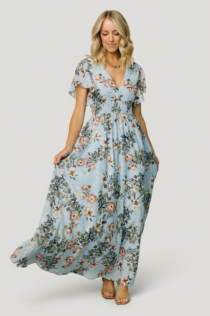 Baltic Born - Lynlee Metallic Maxi Dress