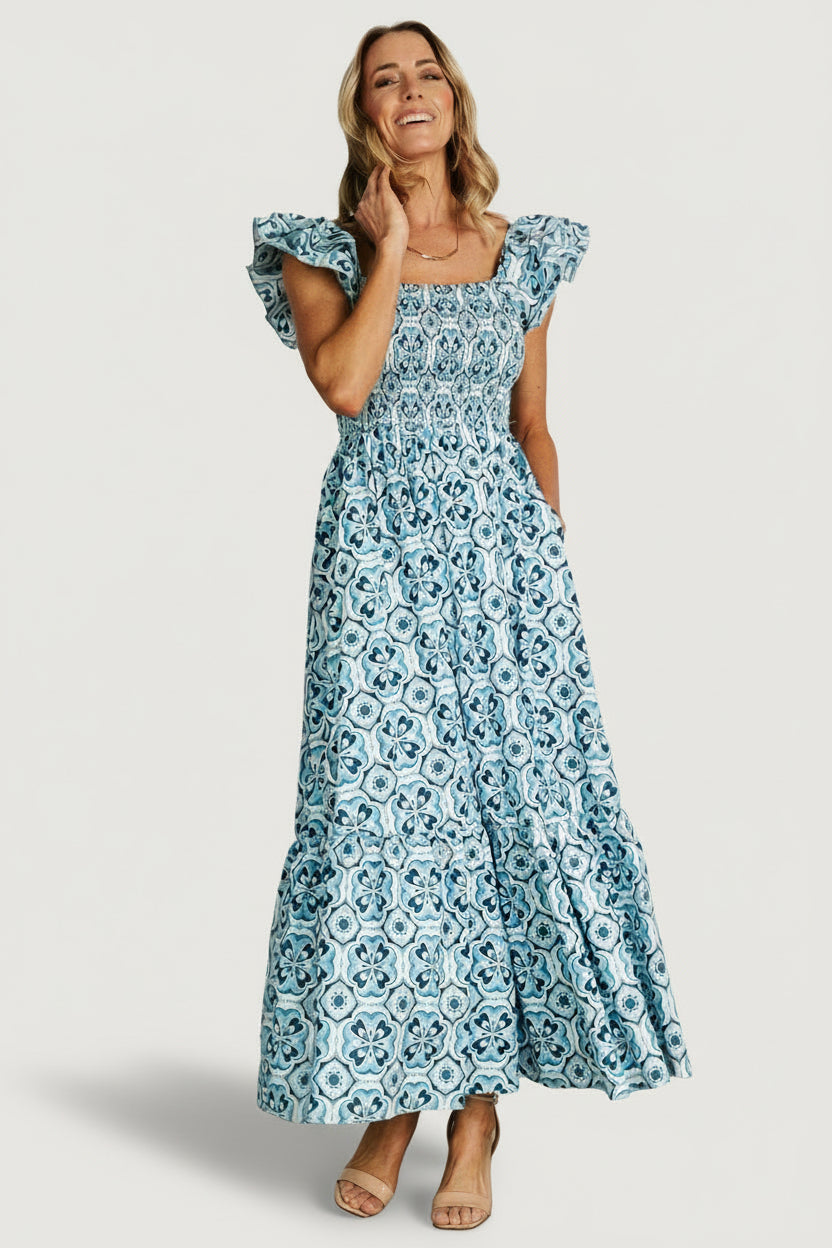 Baltic Born - Zoey Smocked Maxi Dress