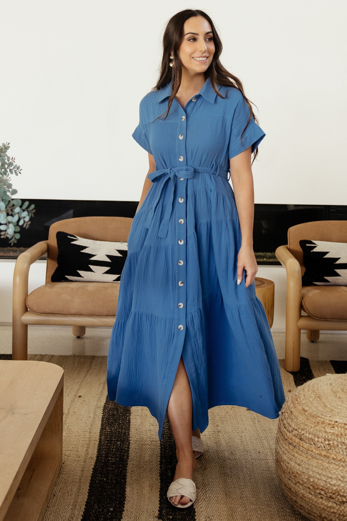 Baltic Born - Aizey Button Up Maxi Dress