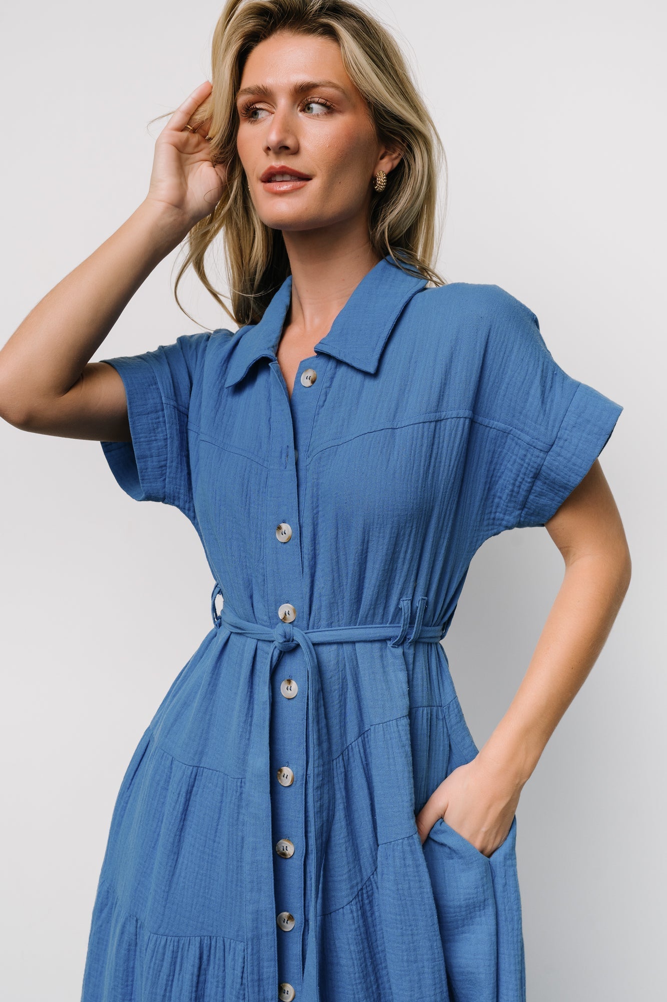 Baltic Born - Aizey Button Up Maxi Dress