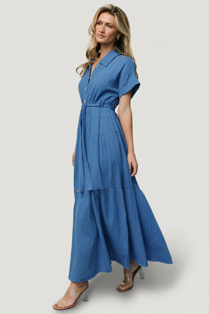 Baltic Born - Aizey Button Up Maxi Dress