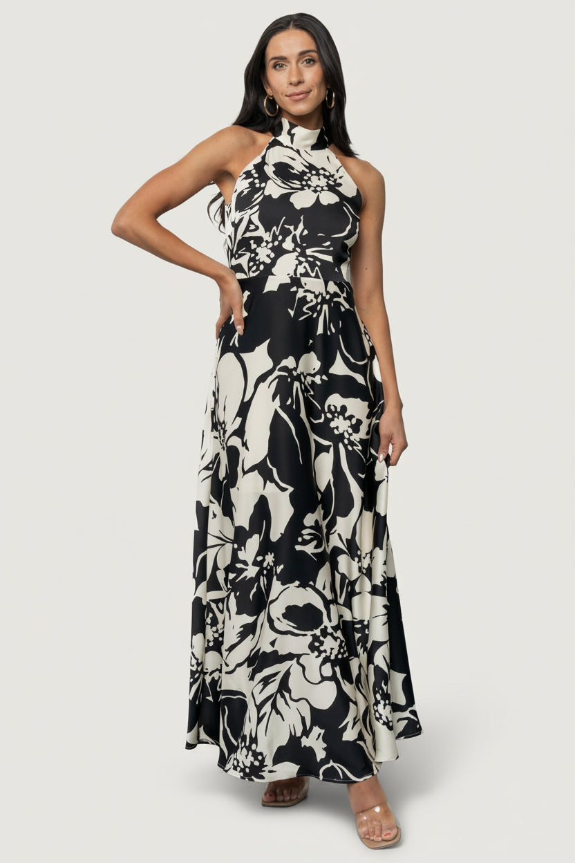 Baltic Born - Melodía Halter Maxi Dress