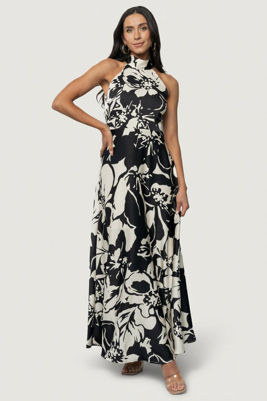 Baltic Born - Melodía Halter Maxi Dress