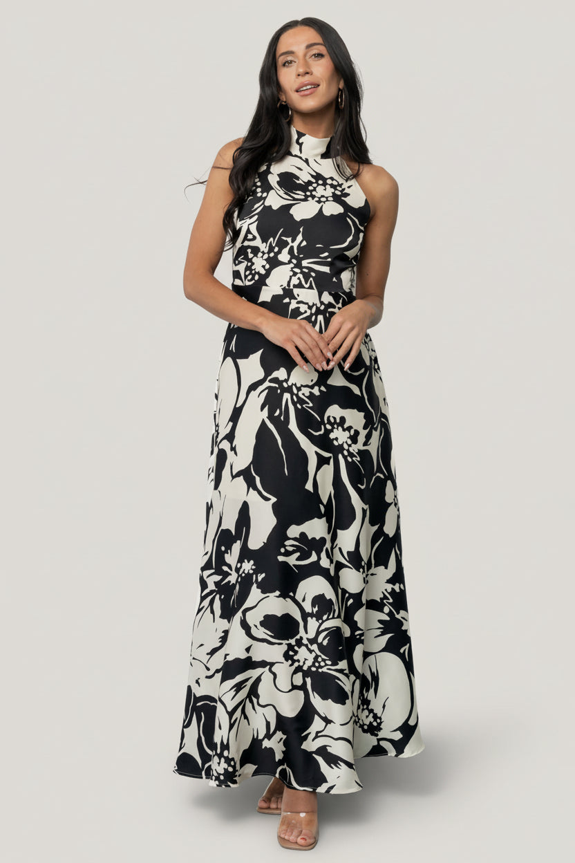 Baltic Born - Melodía Halter Maxi Dress
