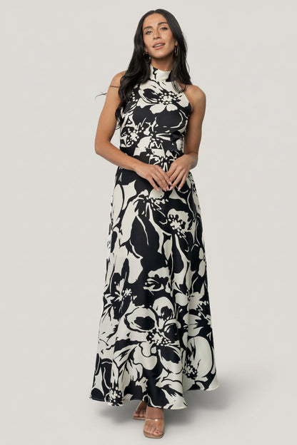 Baltic Born - Melodía Halter Maxi Dress