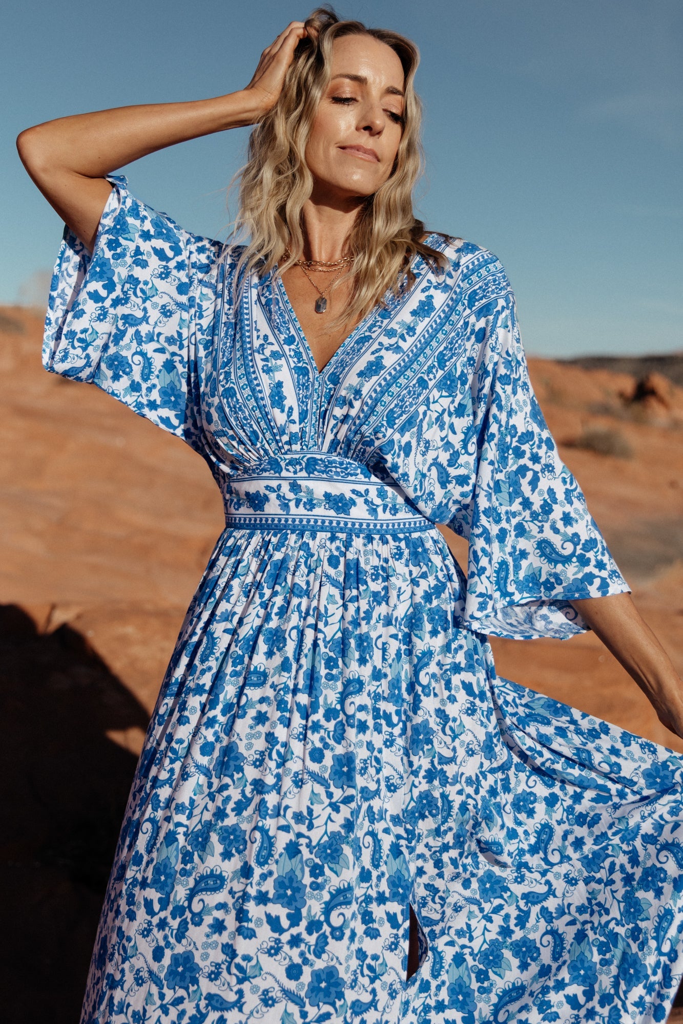 Baltic Born - Watson Kimono Maxi Dress
