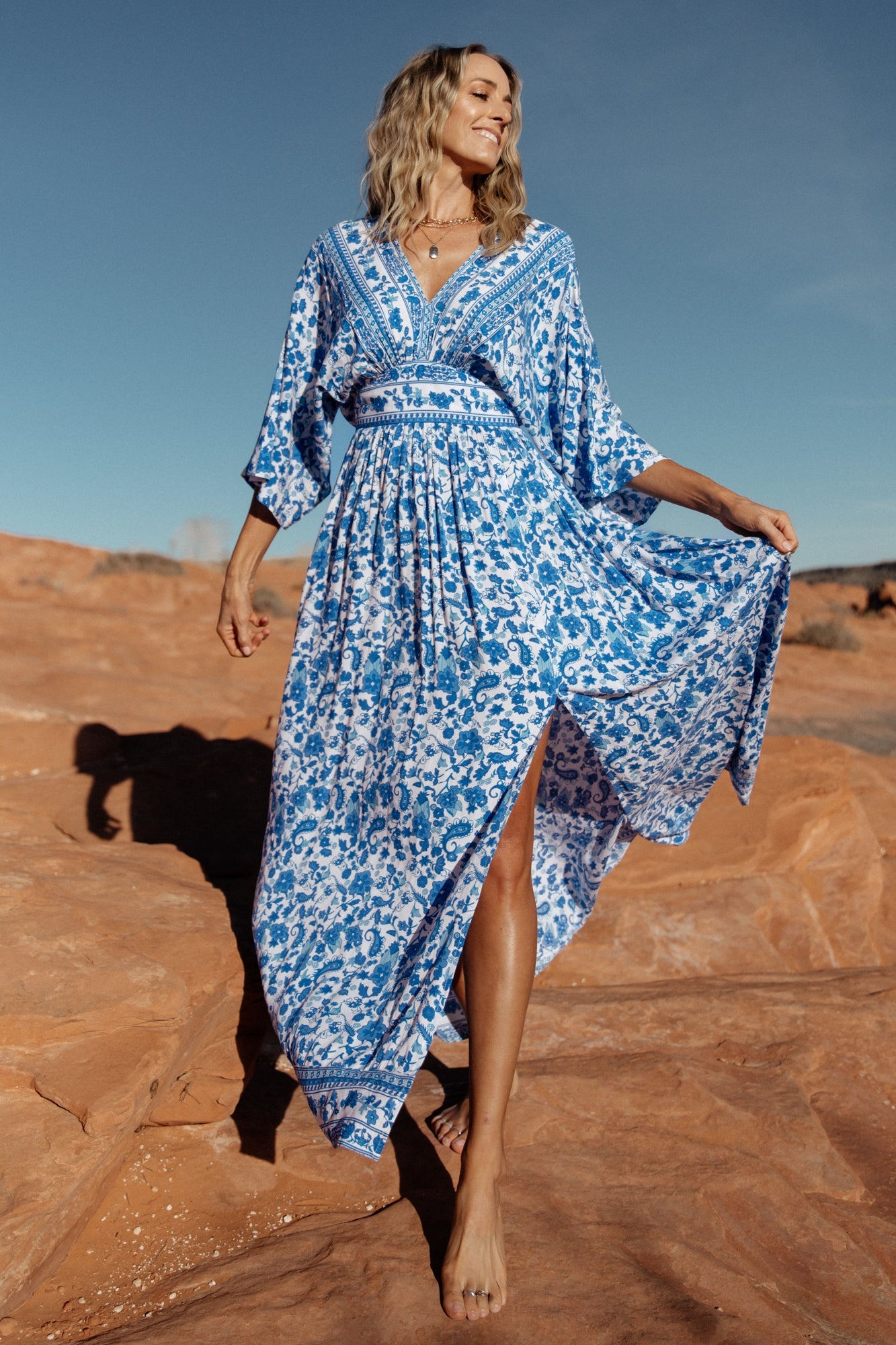 Baltic Born - Watson Kimono Maxi Dress