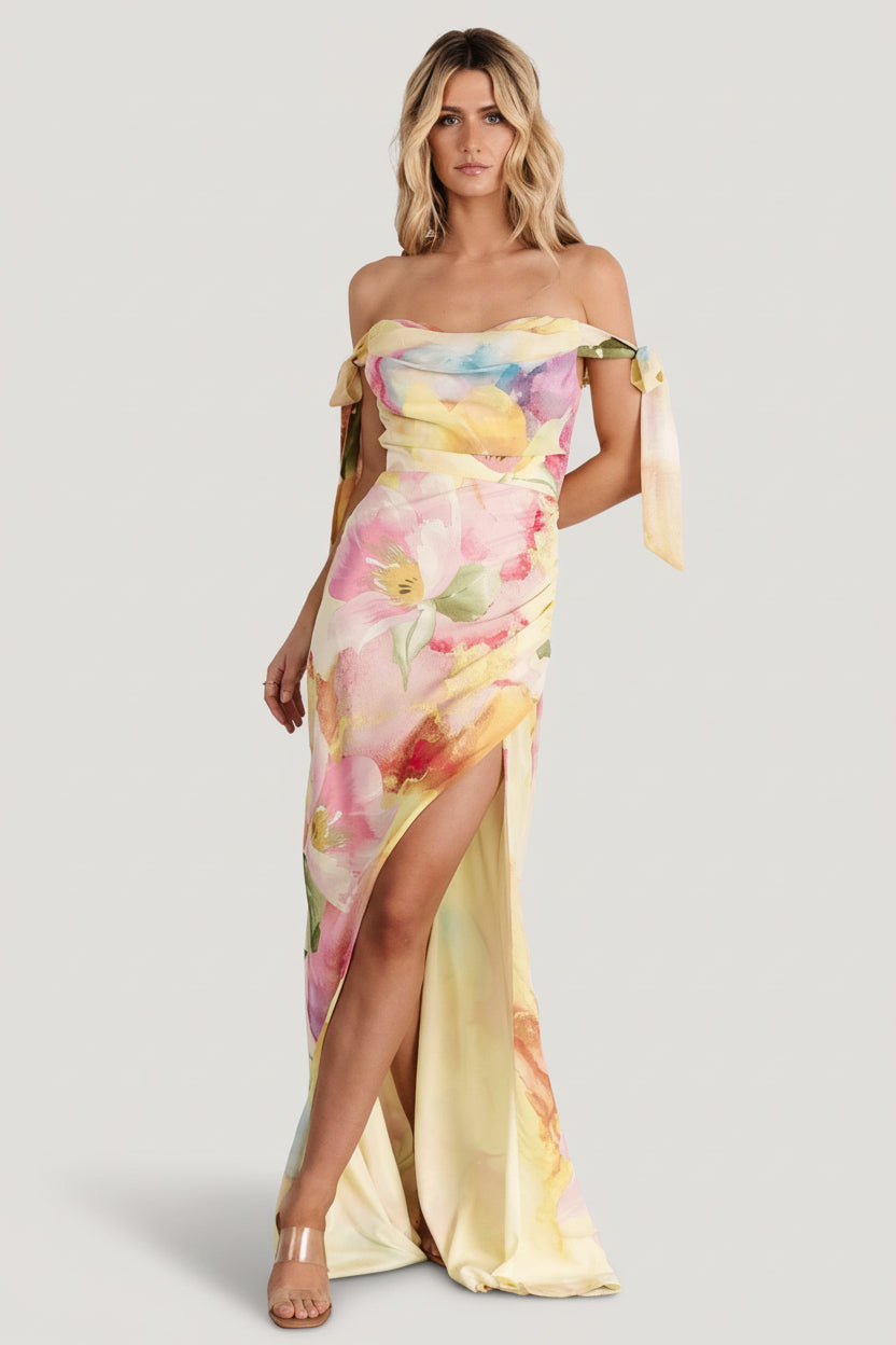 Baltic Born - Allegra Off Shoulder Maxi Dress