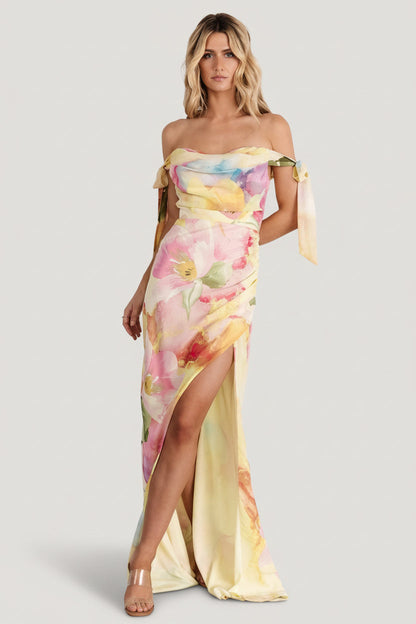Baltic Born - Allegra Off Shoulder Maxi Dress