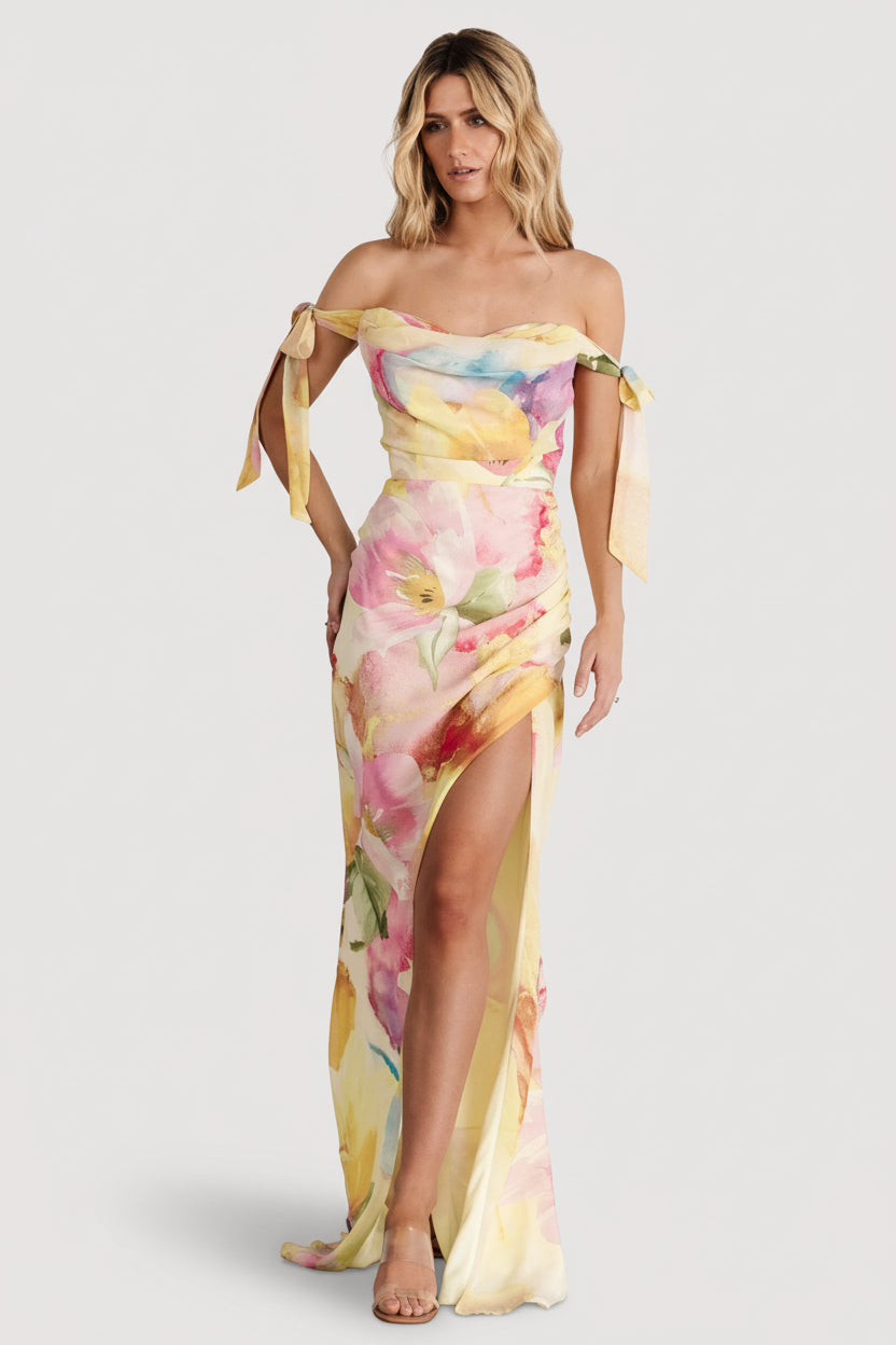 Baltic Born - Allegra Off Shoulder Maxi Dress