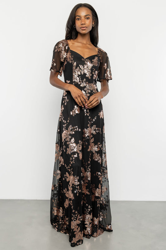 Baltic Born - Karina Sequin Maxi Dress