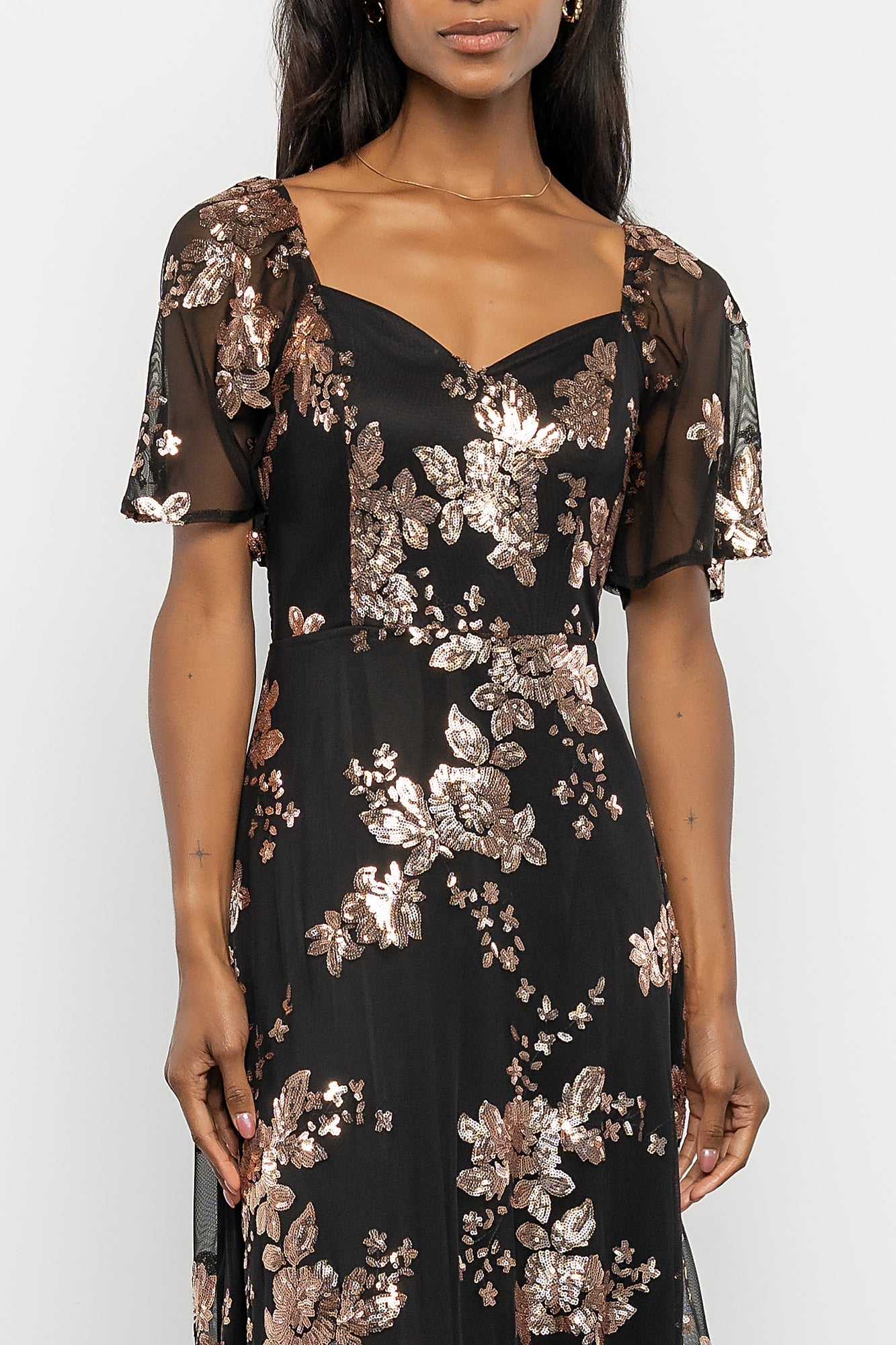 Baltic Born - Karina Sequin Maxi Dress