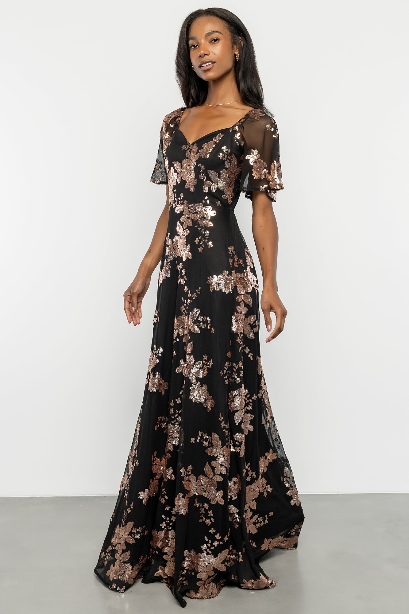 Baltic Born - Karina Sequin Maxi Dress