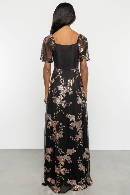 Baltic Born - Karina Sequin Maxi Dress