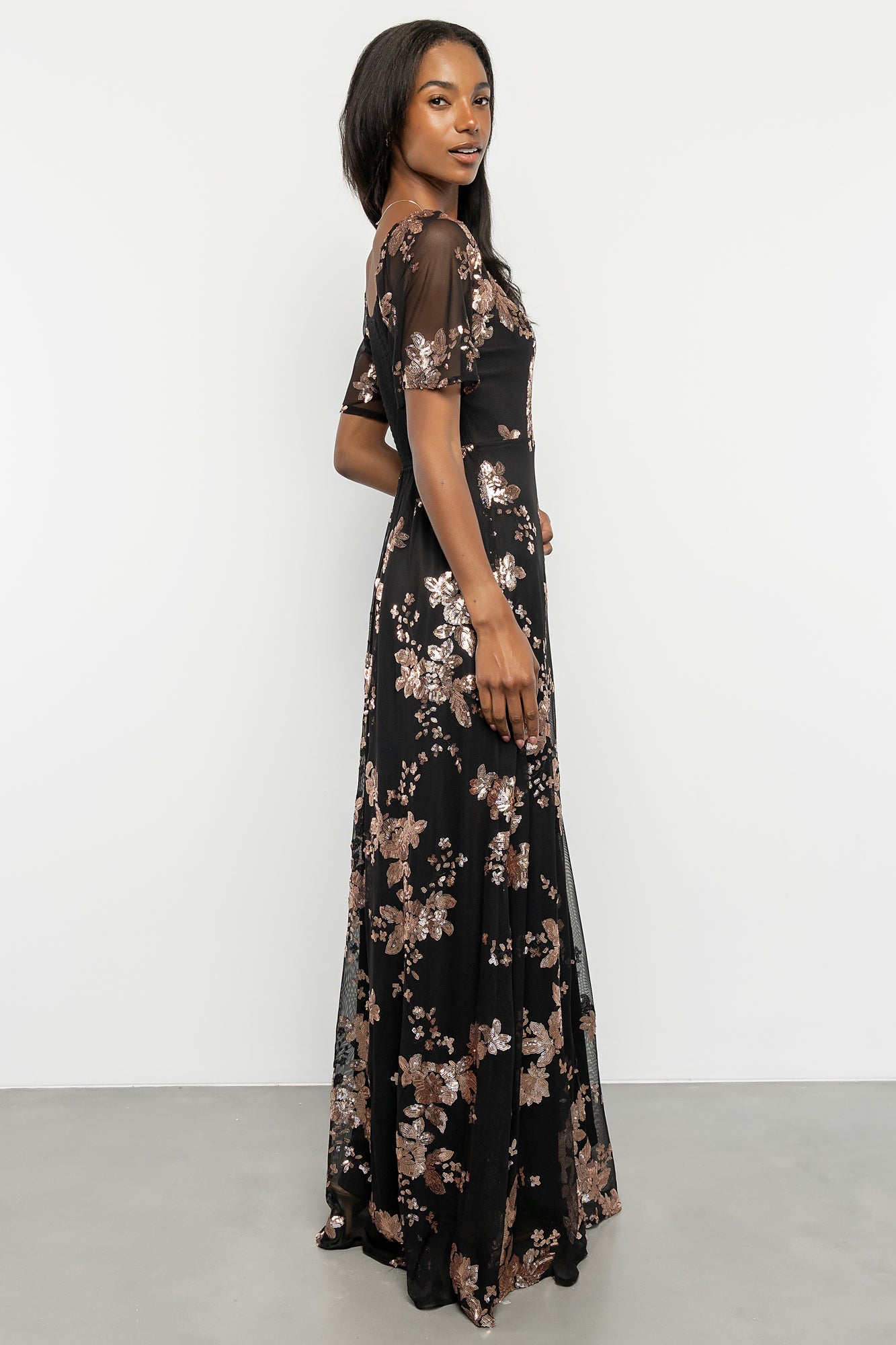 Baltic Born - Karina Sequin Maxi Dress