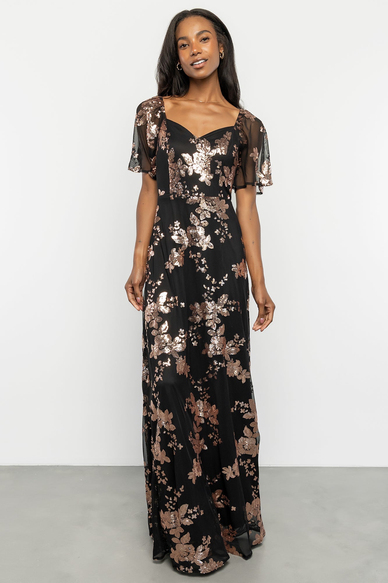 Baltic Born - Karina Sequin Maxi Dress